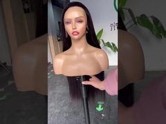 Vêtements à l'avant HD, dentelle, perruque sans colle, cheveux humains pré-coupés, prêts à être portés 10A