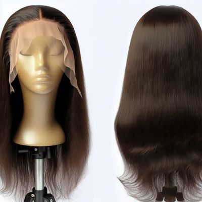 Handmade Human Hair Lace Wig with Pre-Plucked Hairline 8-32 Inches